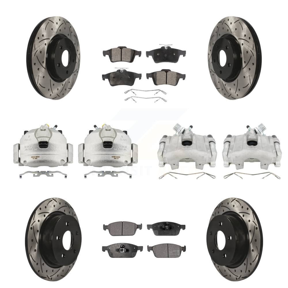 Transit Auto - KCD-100347T - Front and Rear Disc Brake Kits