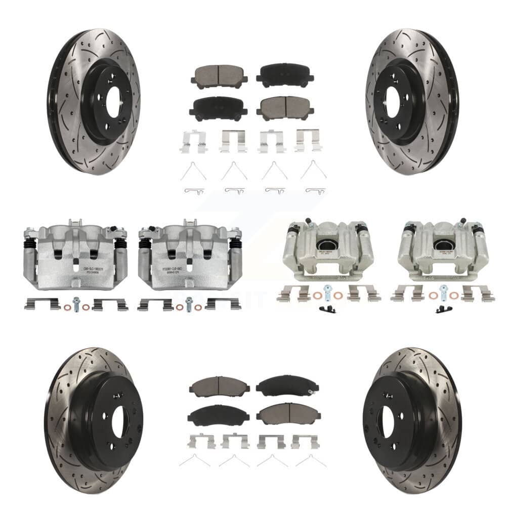Transit Auto - KCD-100351C - Front and Rear Disc Brake Kits