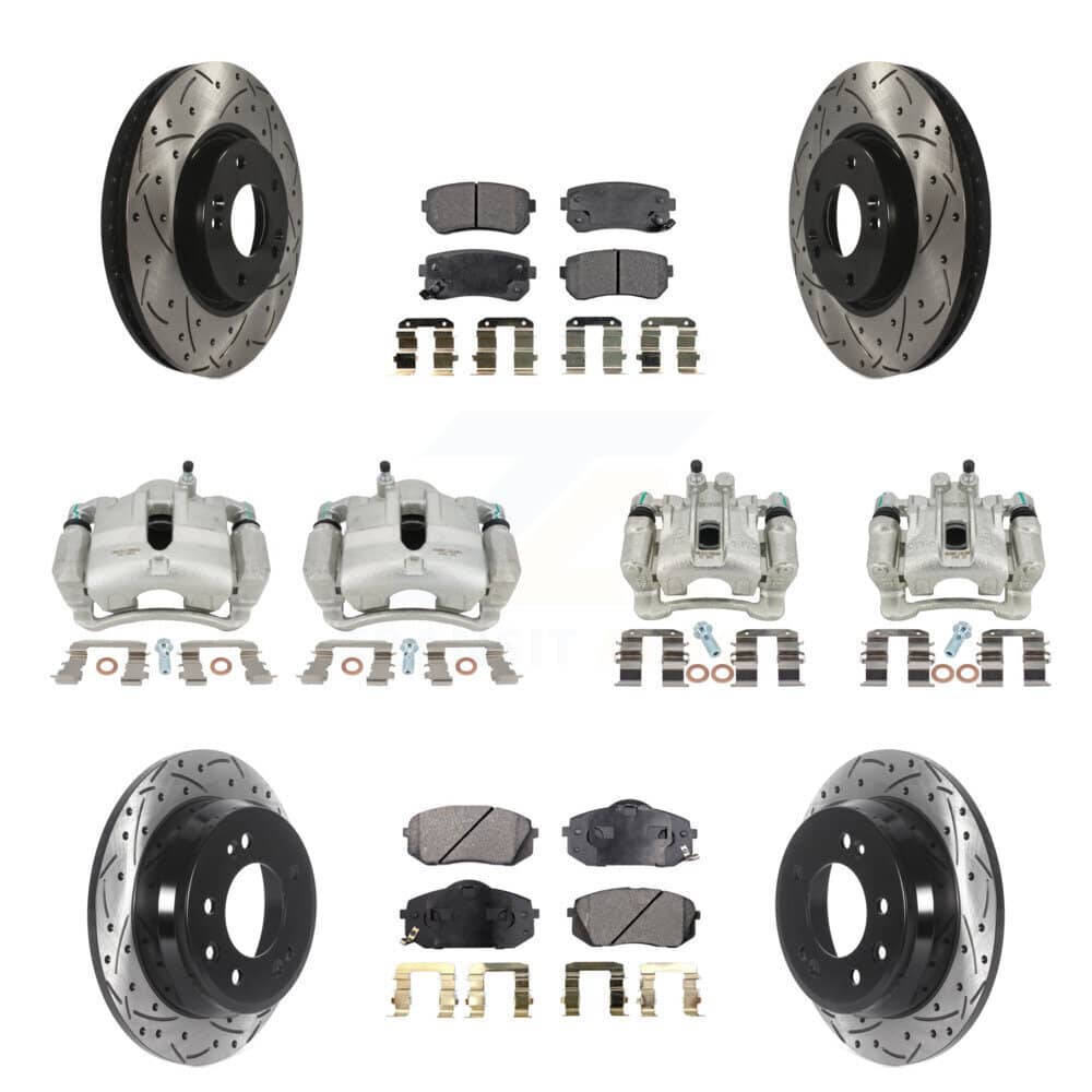 Transit Auto - KCD-100352T - Front and Rear Disc Brake Kits