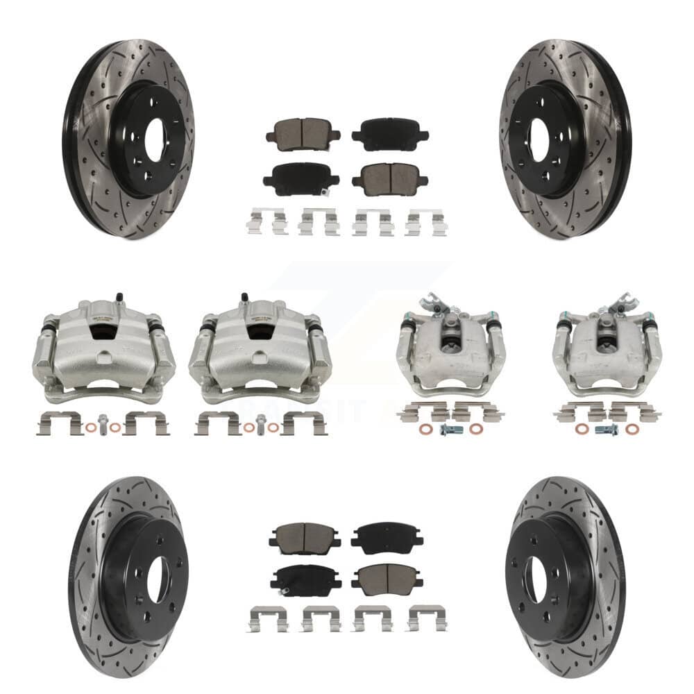 Transit Auto - KCD-100353C - Front and Rear Disc Brake Kits