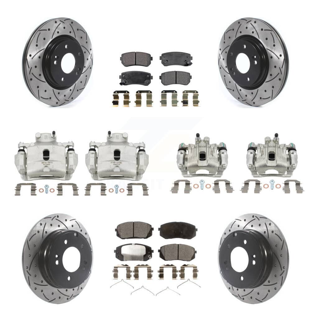 Transit Auto - KCD-100353P - Front and Rear Disc Brake Kits