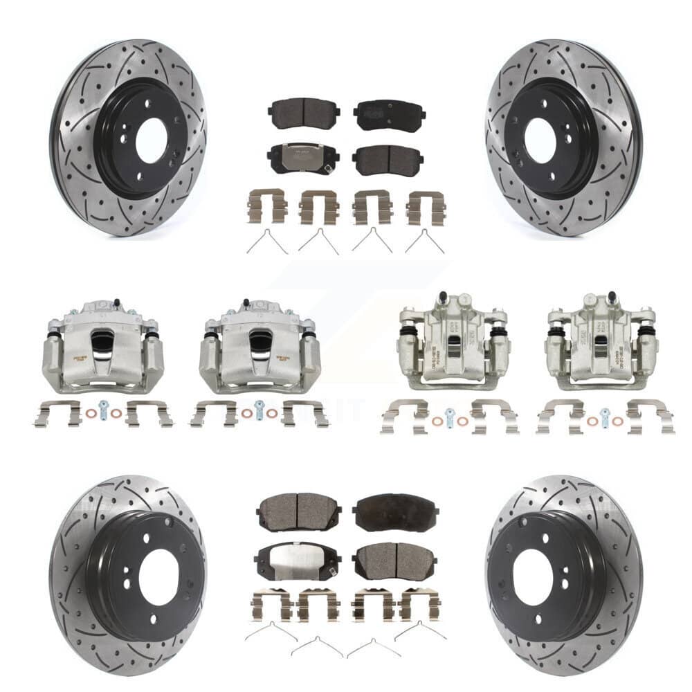 Transit Auto - KCD-100356P - Front and Rear Disc Brake Kits