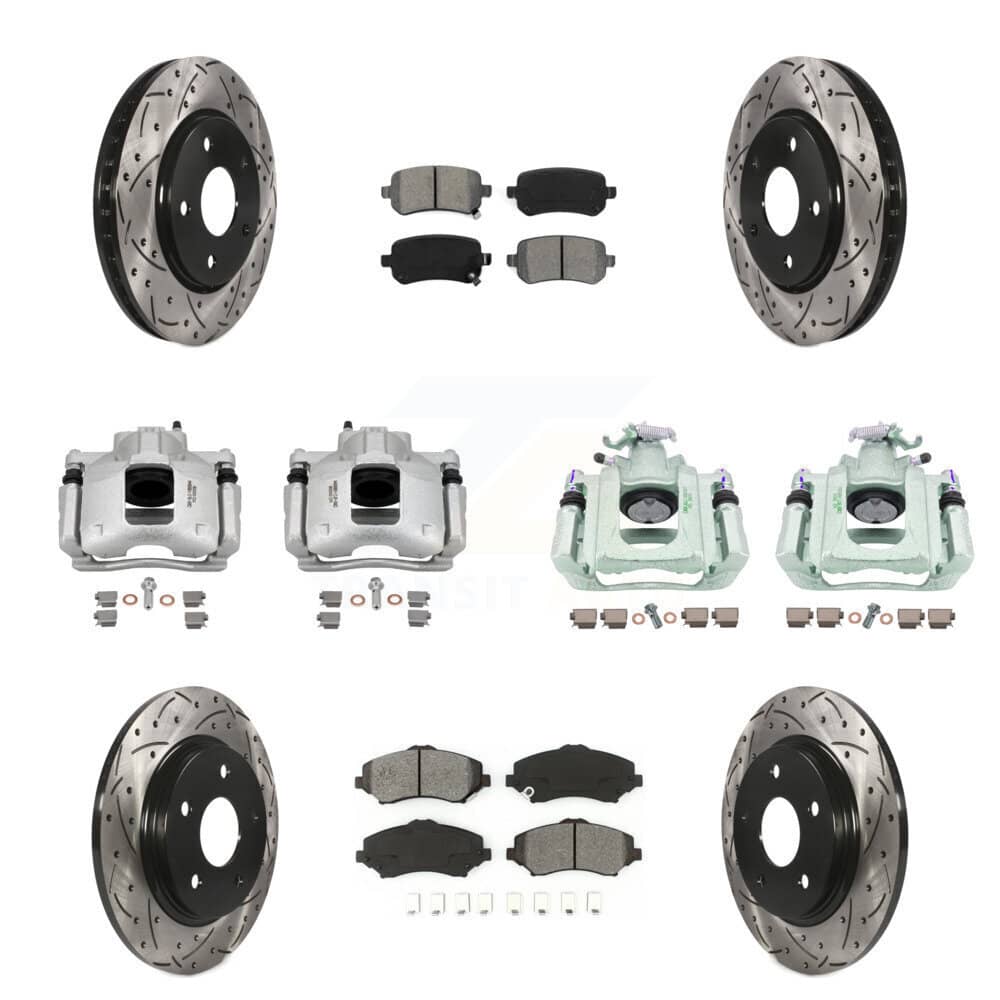 Transit Auto - KCD-100356S - Front and Rear Disc Brake Kits