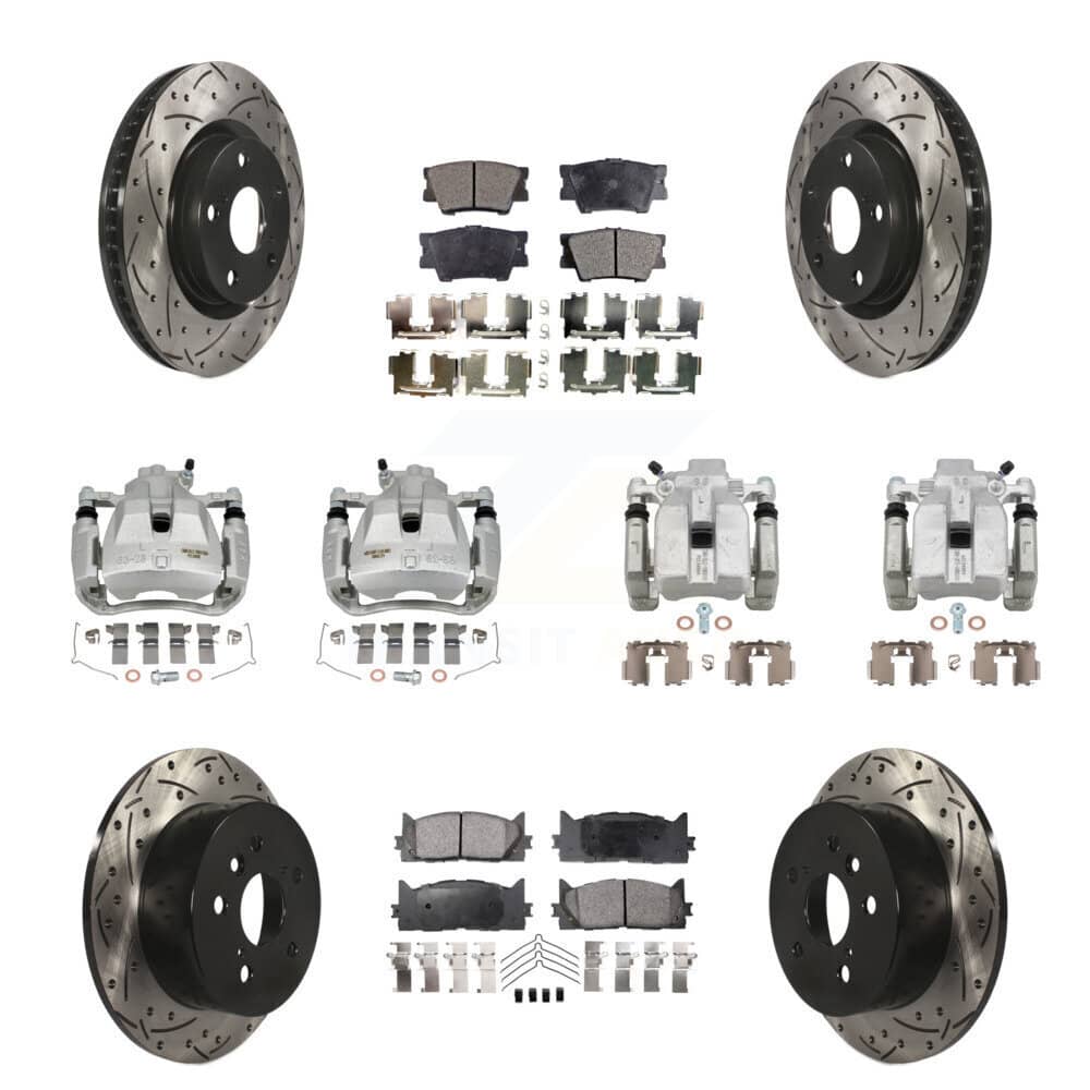 Transit Auto - KCD-100357P - Front and Rear Disc Brake Kits