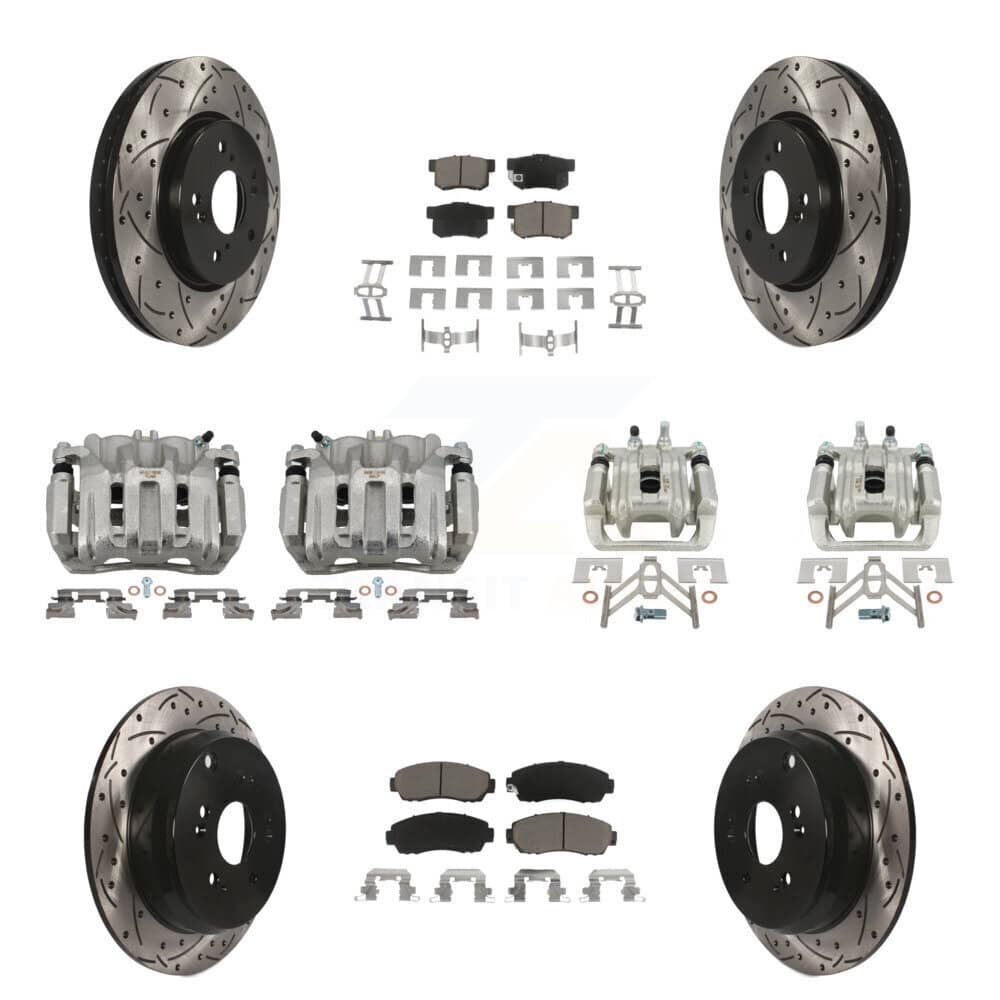 Transit Auto - KCD-100363C - Front and Rear Disc Brake Kits
