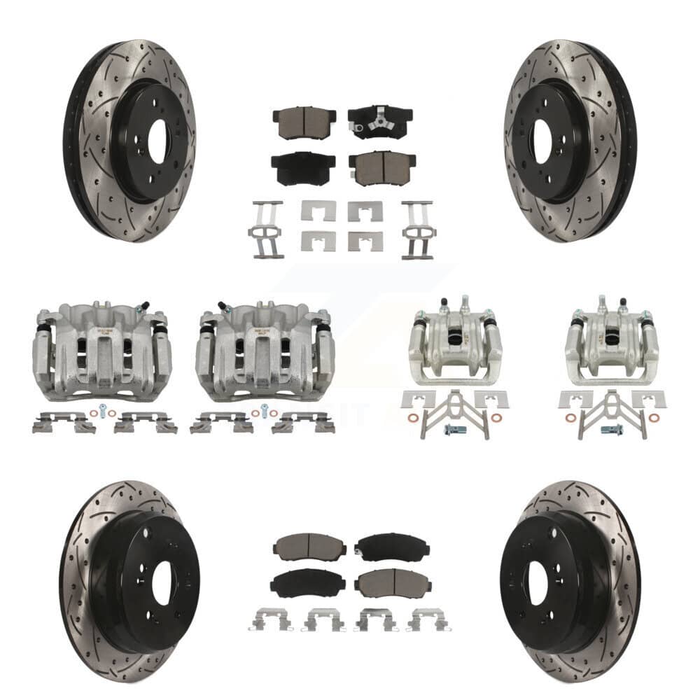 Transit Auto - KCD-100364C - Front and Rear Disc Brake Kits