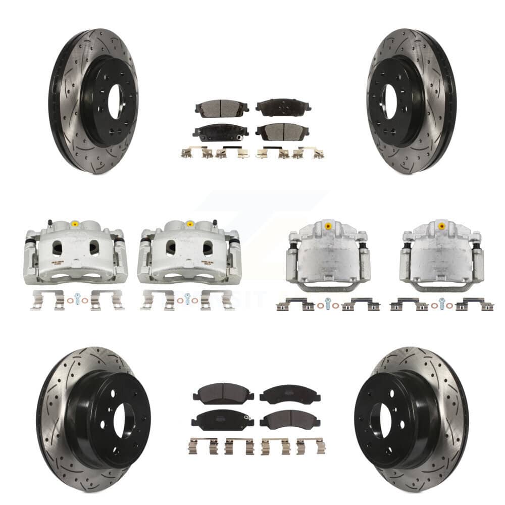 Transit Auto - KCD-100368P - Front and Rear Disc Brake Kits