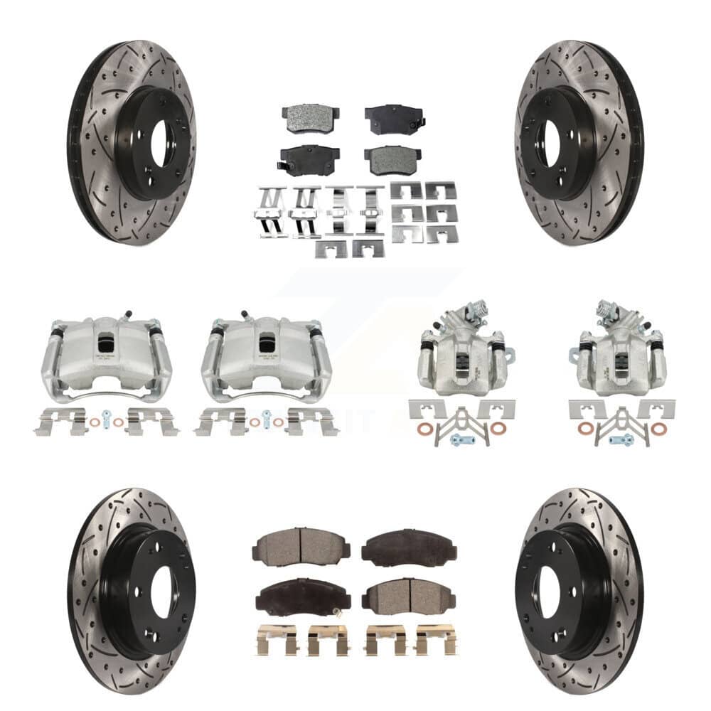 Transit Auto - KCD-100371P - Front and Rear Disc Brake Kits