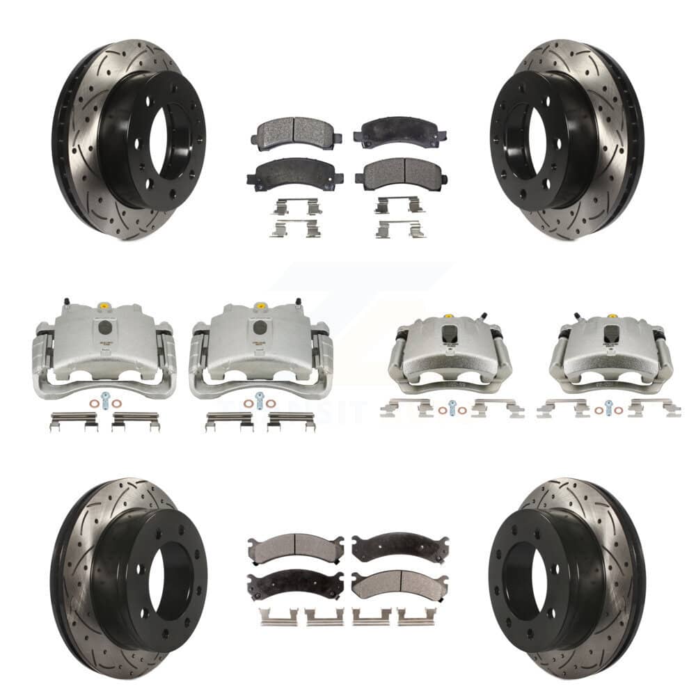 Transit Auto - KCD-100375P - Front and Rear Disc Brake Kits