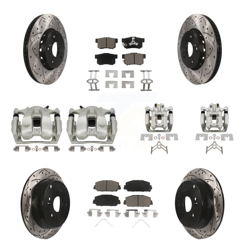 Transit Auto - KCD-100377C - Front and Rear Disc Brake Kits