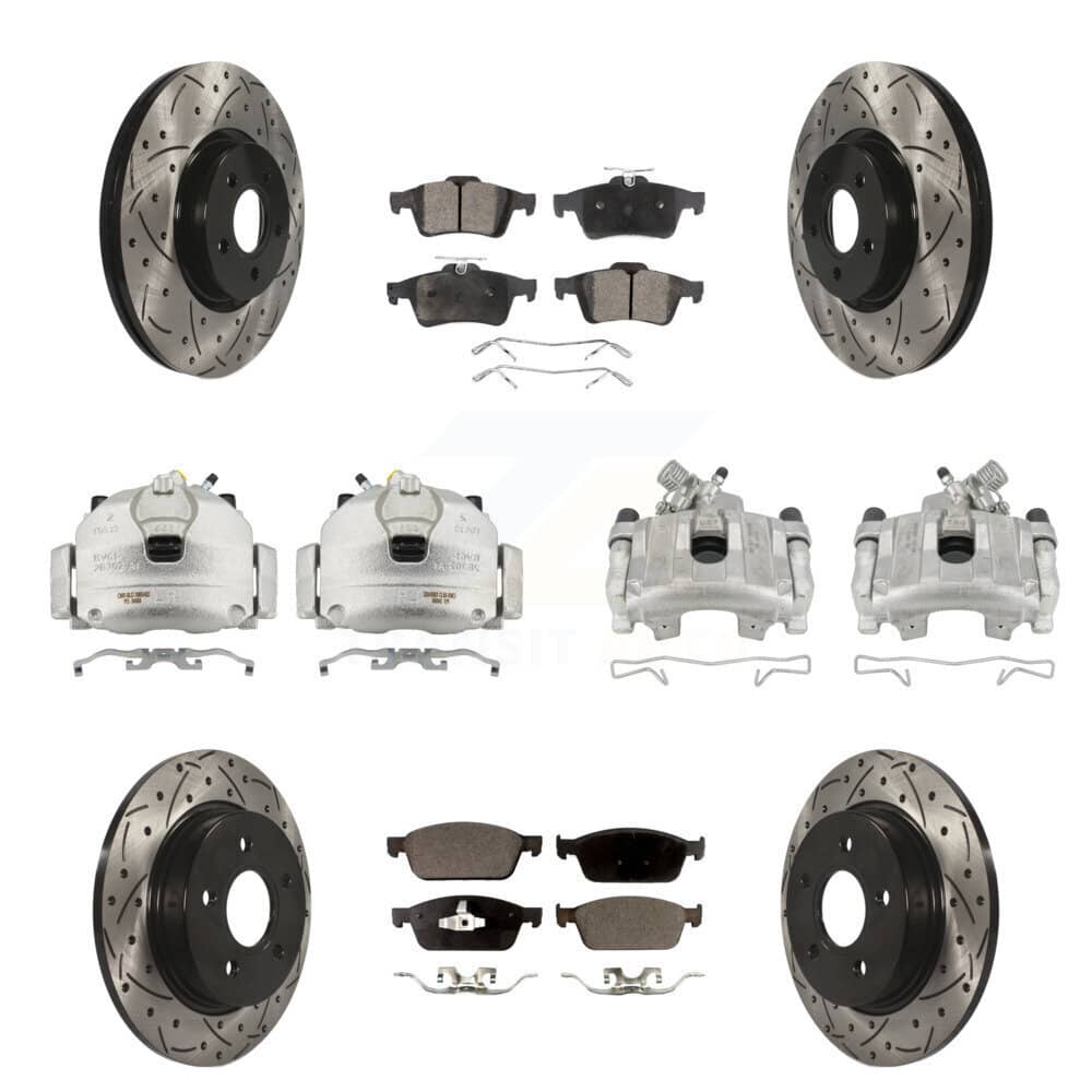 Transit Auto - KCD-100381P - Front and Rear Disc Brake Kits