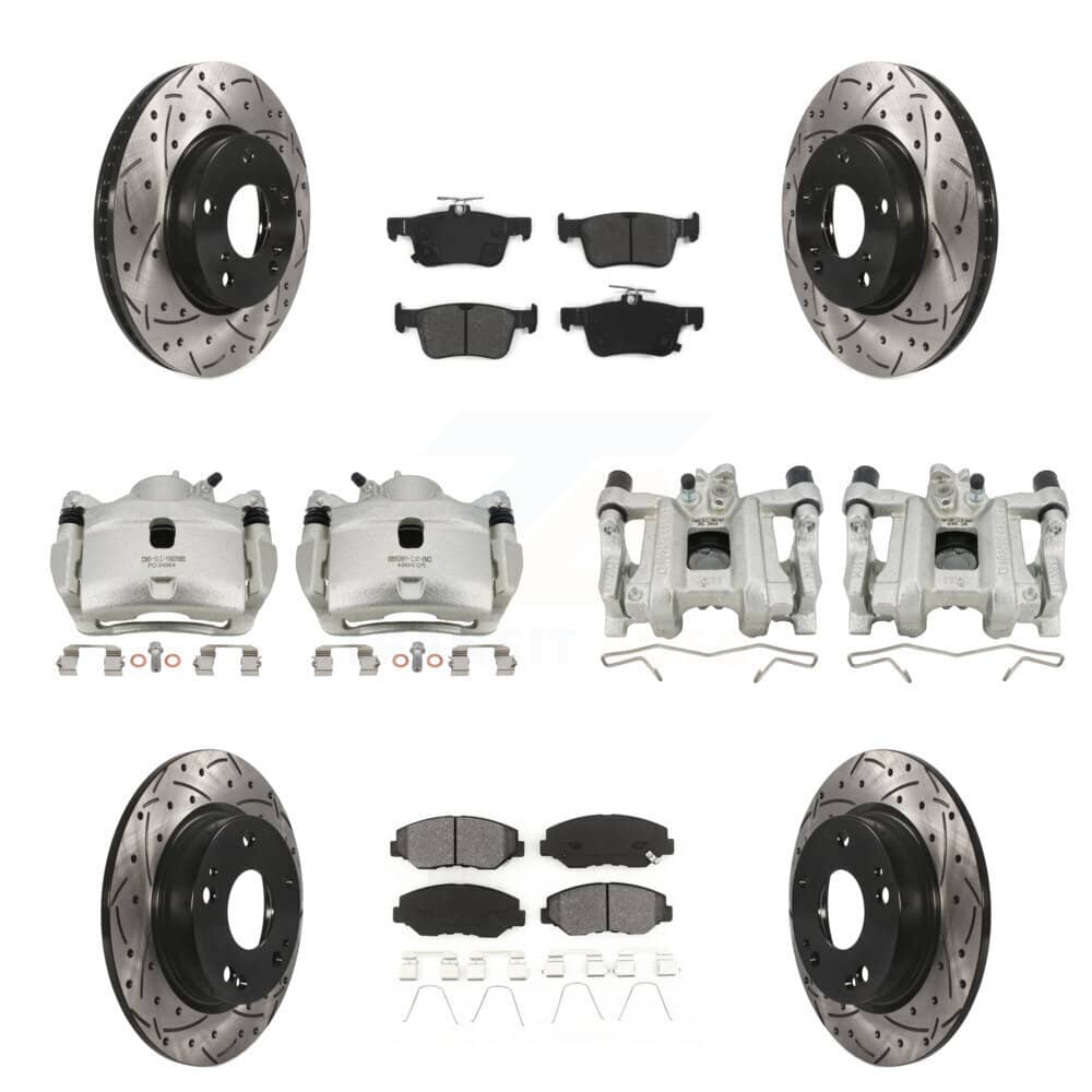 Transit Auto - KCD-100387S - Front and Rear Disc Brake Kits