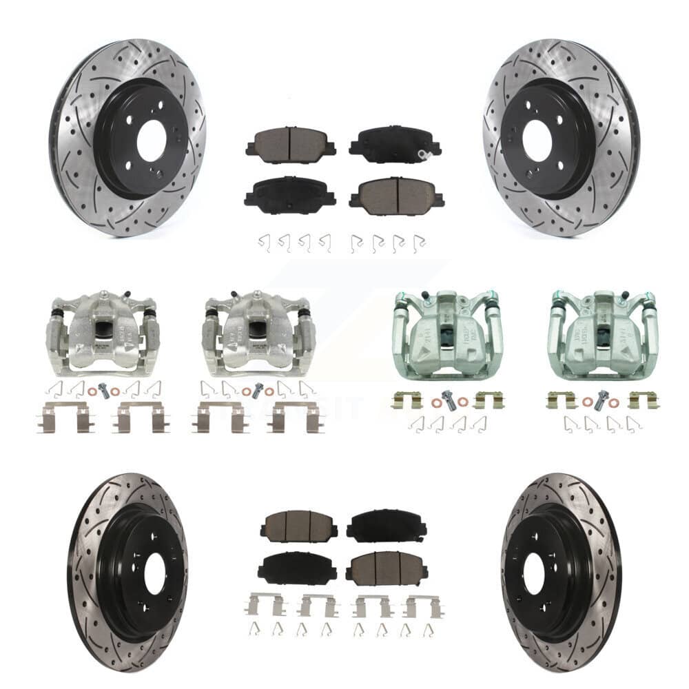 Transit Auto - KCD-100389C - Front and Rear Disc Brake Kits