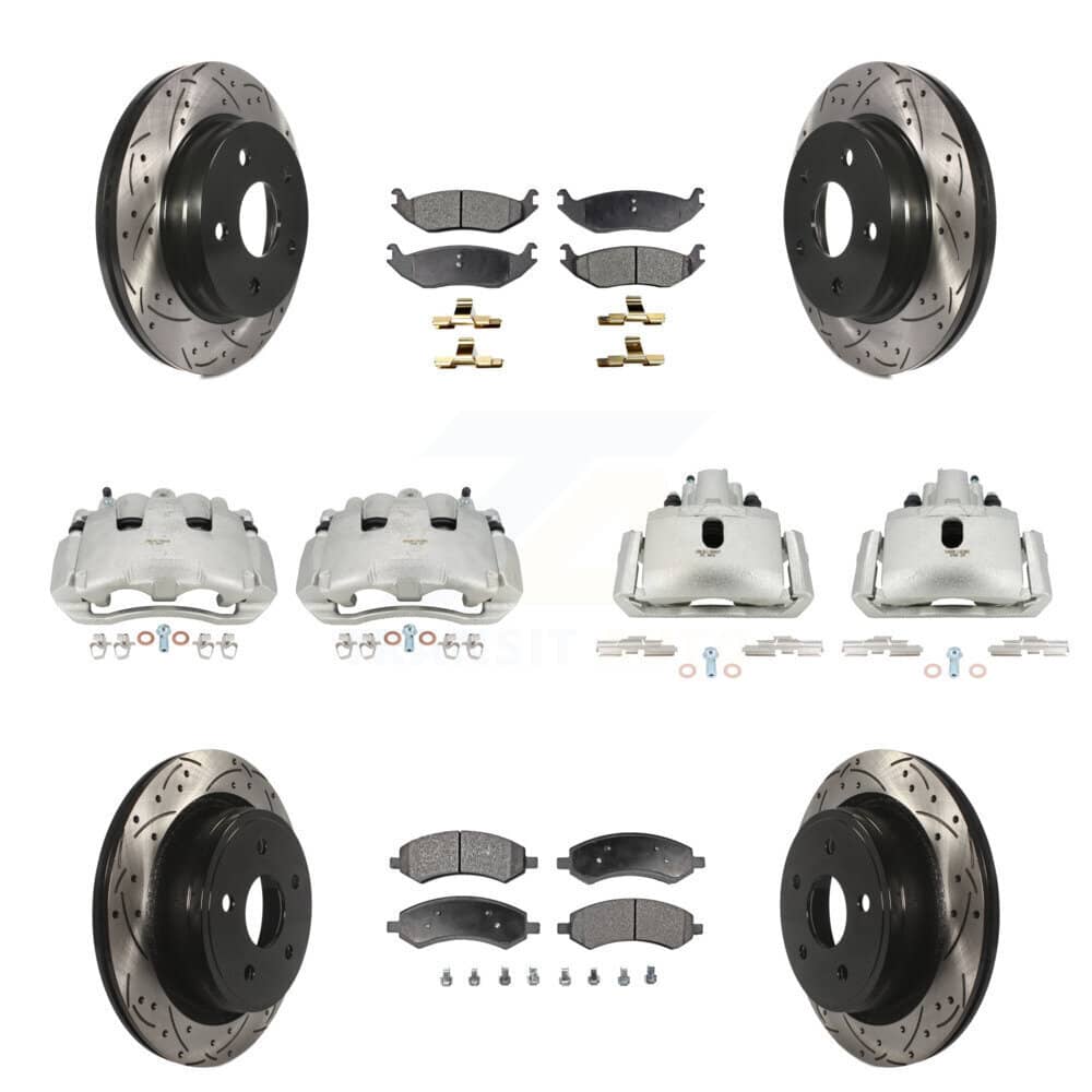 Transit Auto - KCD-100389T - Front and Rear Disc Brake Kits