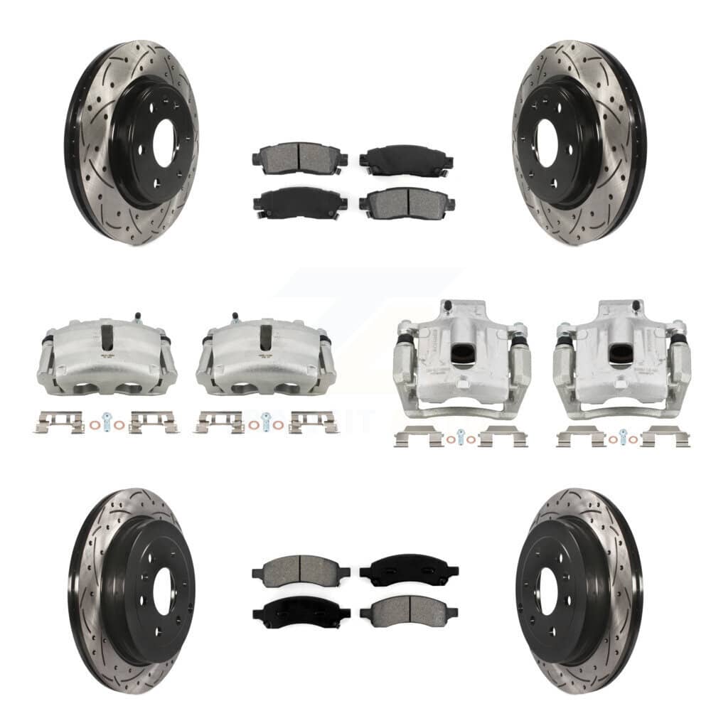 Transit Auto - KCD-100390S - Front and Rear Disc Brake Kits