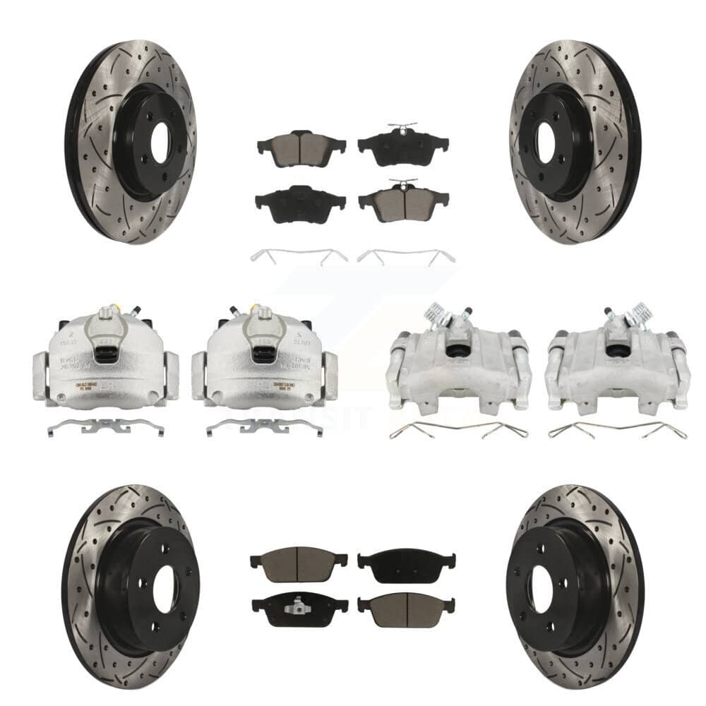 Transit Auto - KCD-100391C - Front and Rear Disc Brake Kits