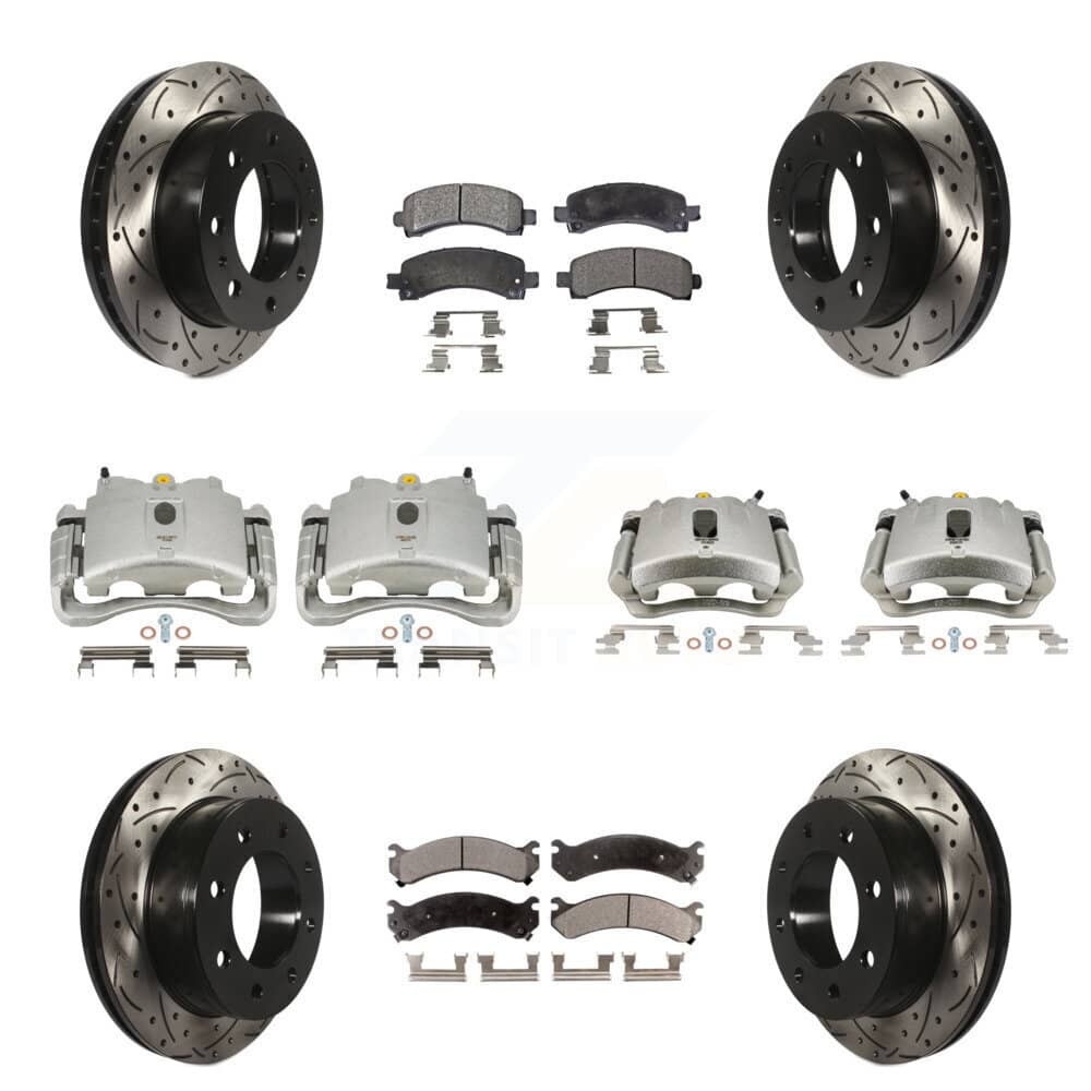 Transit Auto - KCD-100392T - Front and Rear Disc Brake Kits