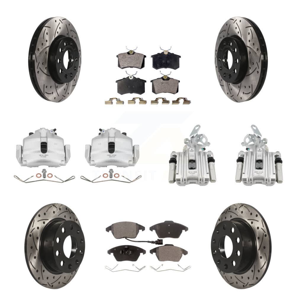 Transit Auto - KCD-100397T - Front and Rear Disc Brake Kits