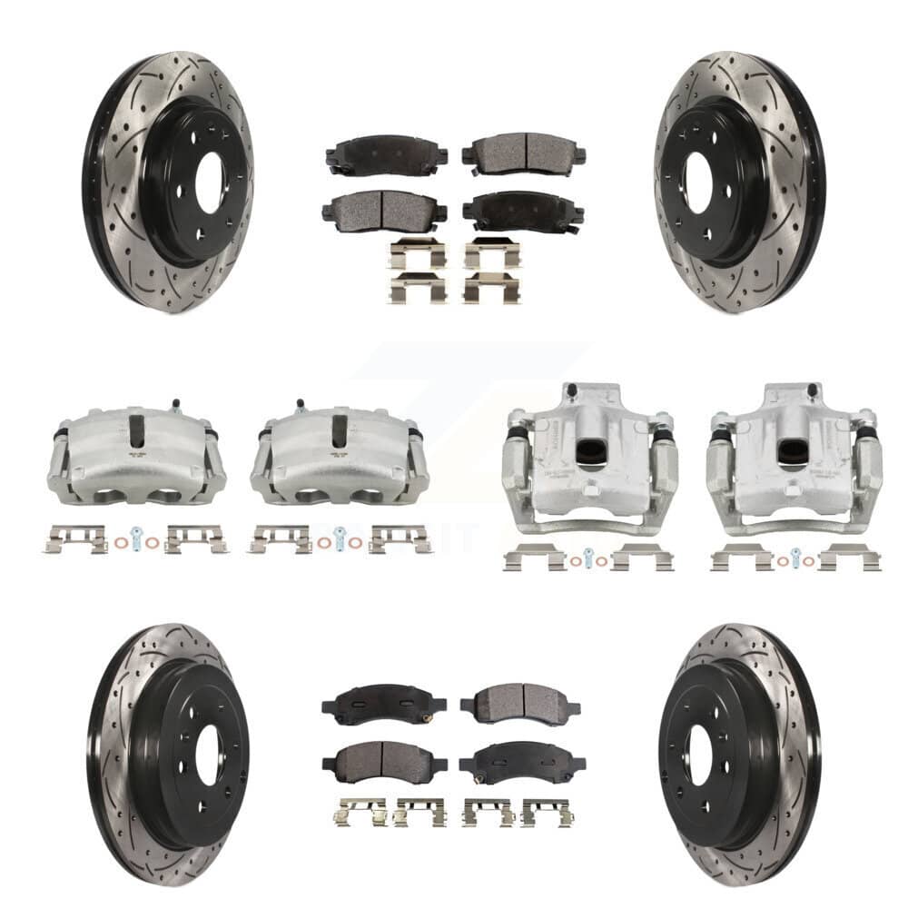 Transit Auto - KCD-100399P - Front and Rear Disc Brake Kits
