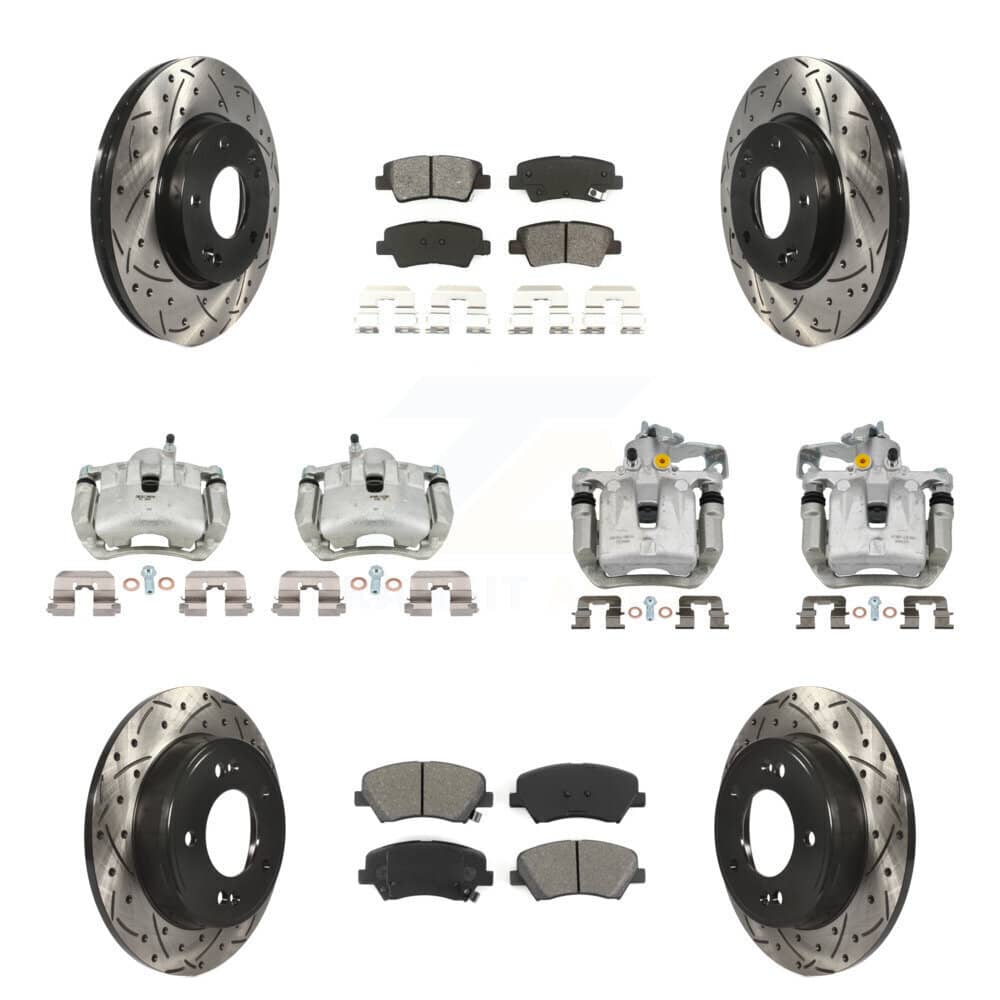 Transit Auto - KCD-100404S - Front and Rear Disc Brake Kits