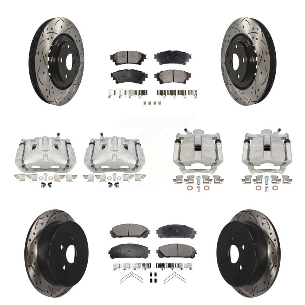 Transit Auto - KCD-100404T - Front and Rear Disc Brake Kits