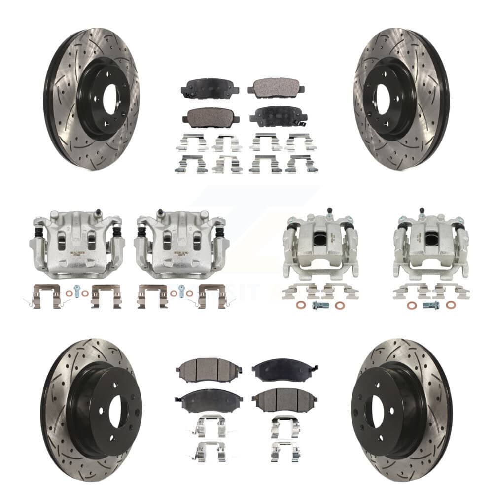 Transit Auto - KCD-100405P - Front and Rear Disc Brake Kits