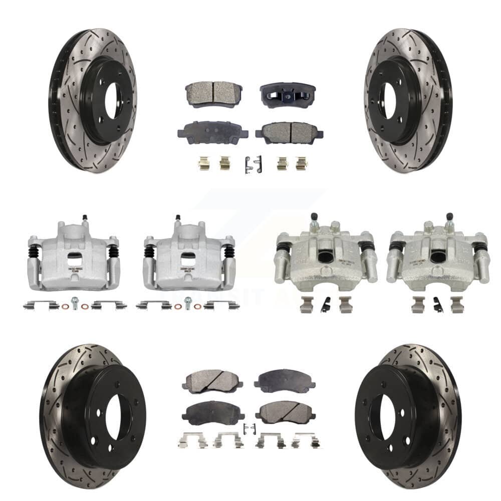Transit Auto - KCD-100409P - Front and Rear Disc Brake Kits