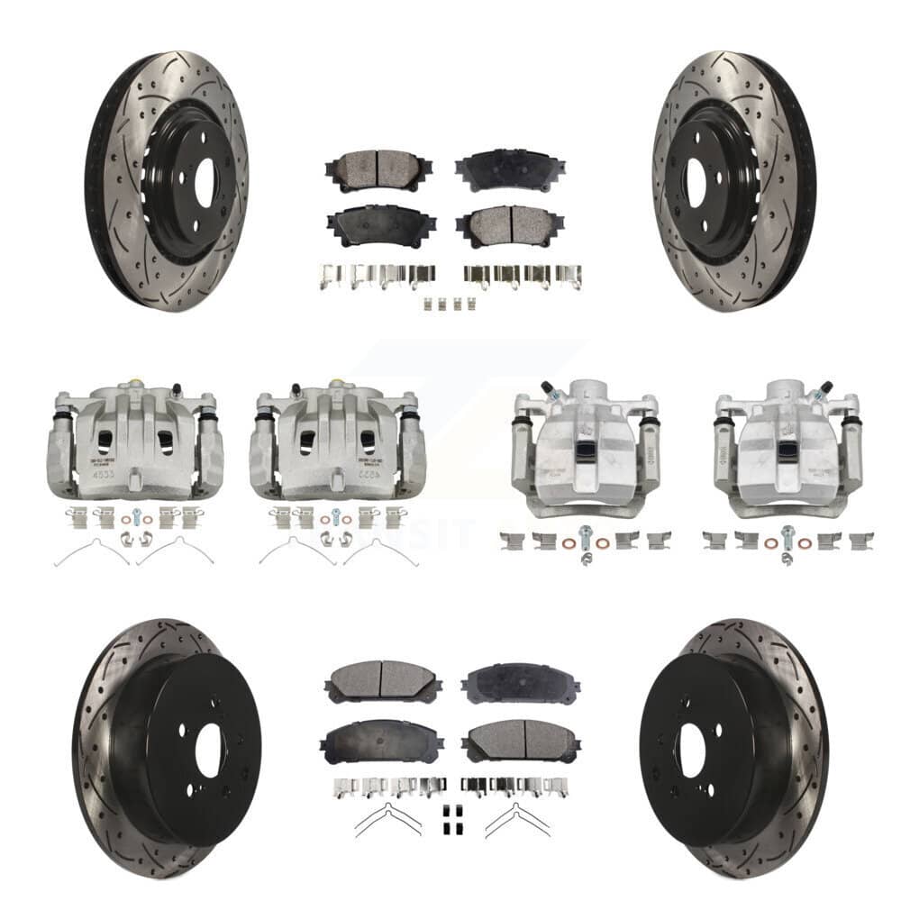 Transit Auto - KCD-100411T - Front and Rear Disc Brake Kits