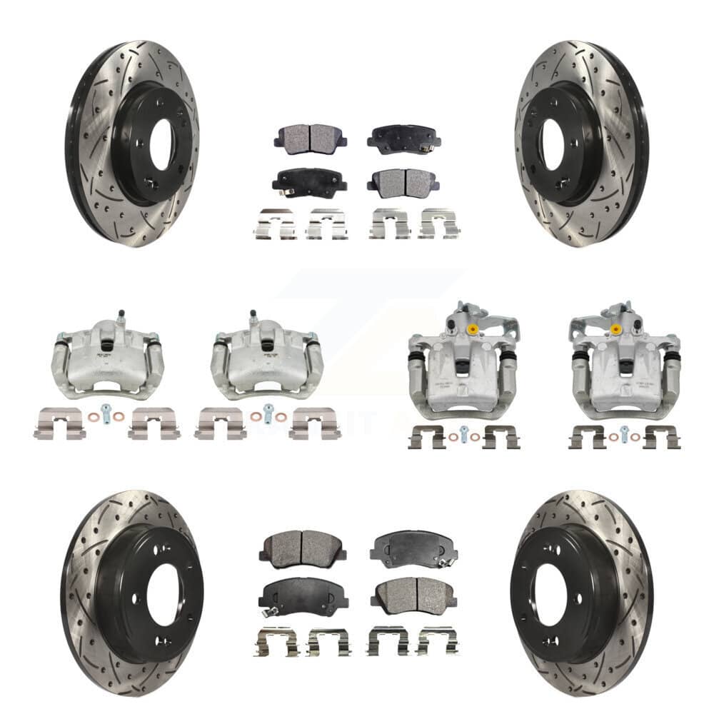Transit Auto - KCD-100412P - Front and Rear Disc Brake Kits