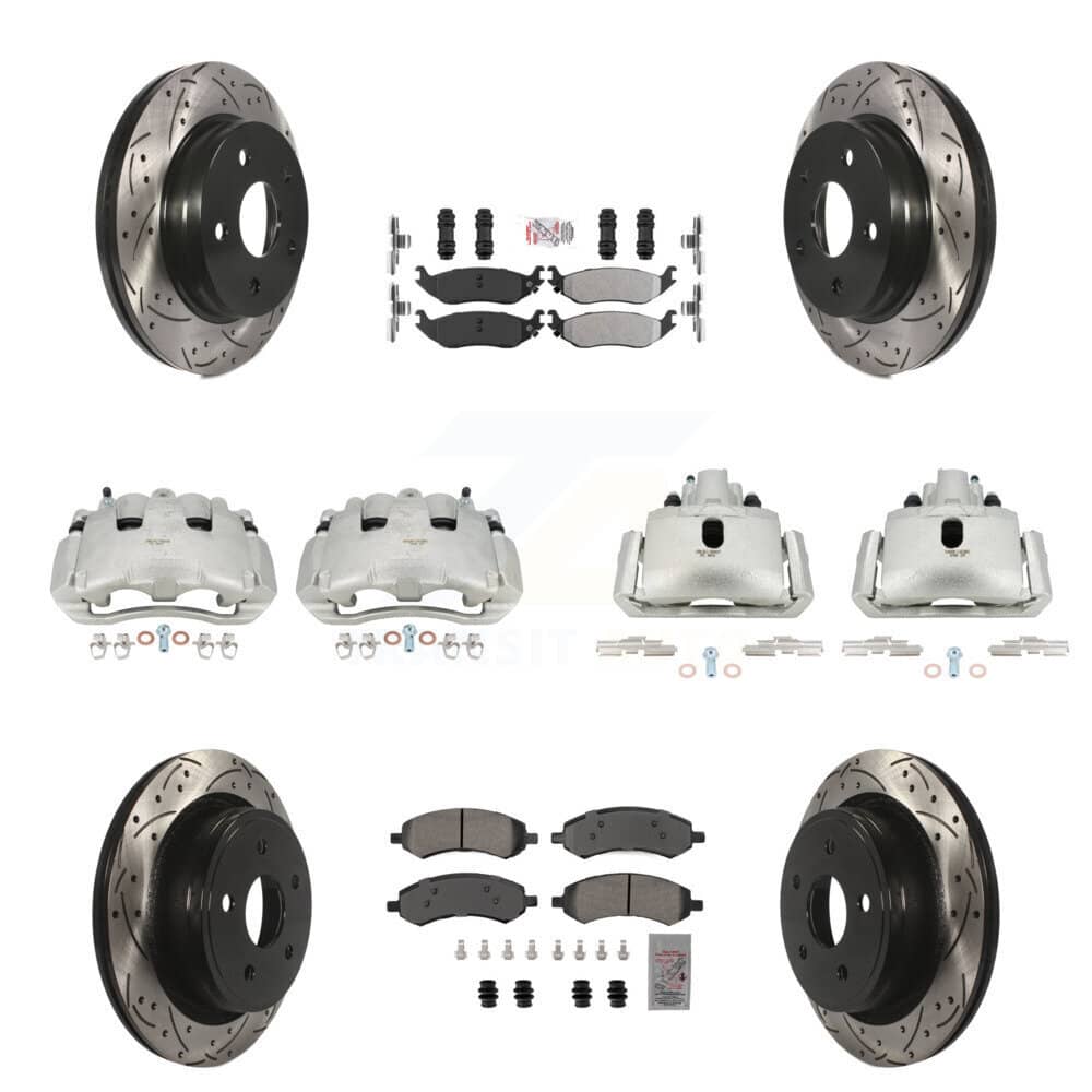 Transit Auto - KCD-100414N - Front and Rear Disc Brake Kits