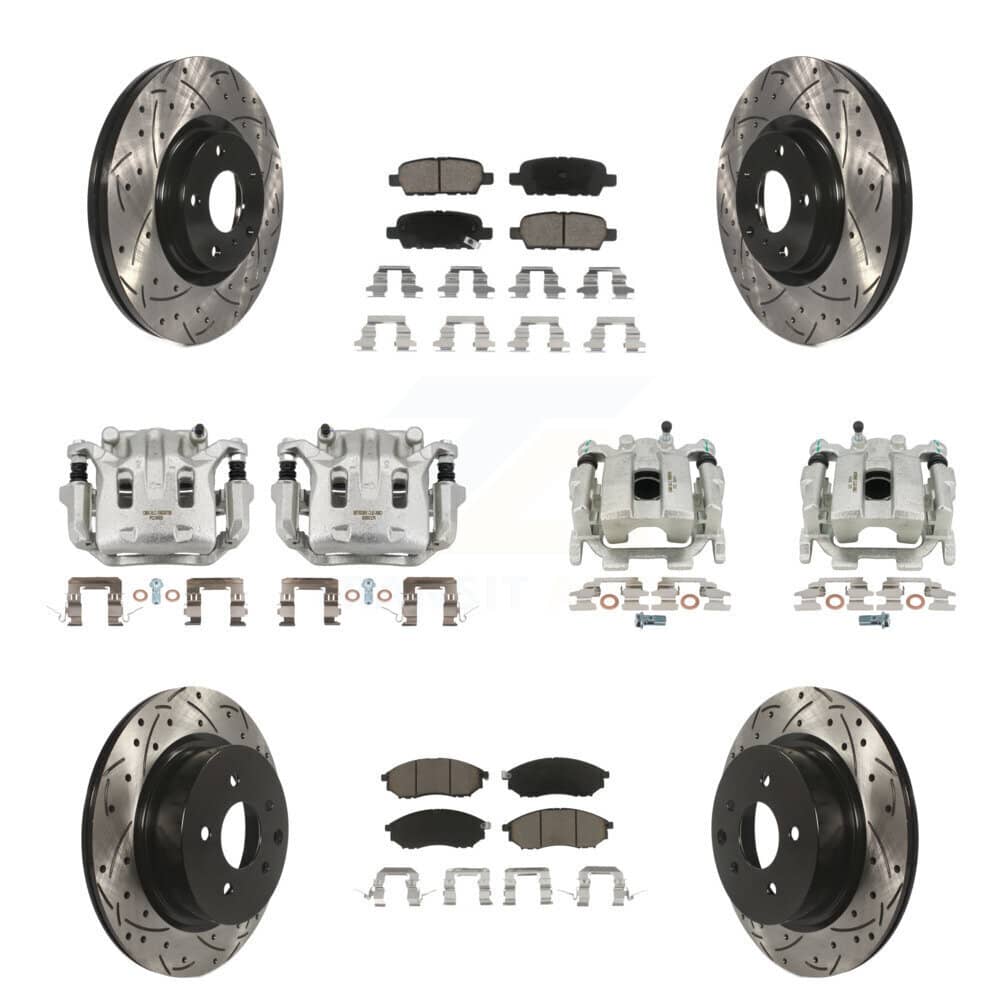 Transit Auto - KCD-100416C - Front and Rear Disc Brake Kits