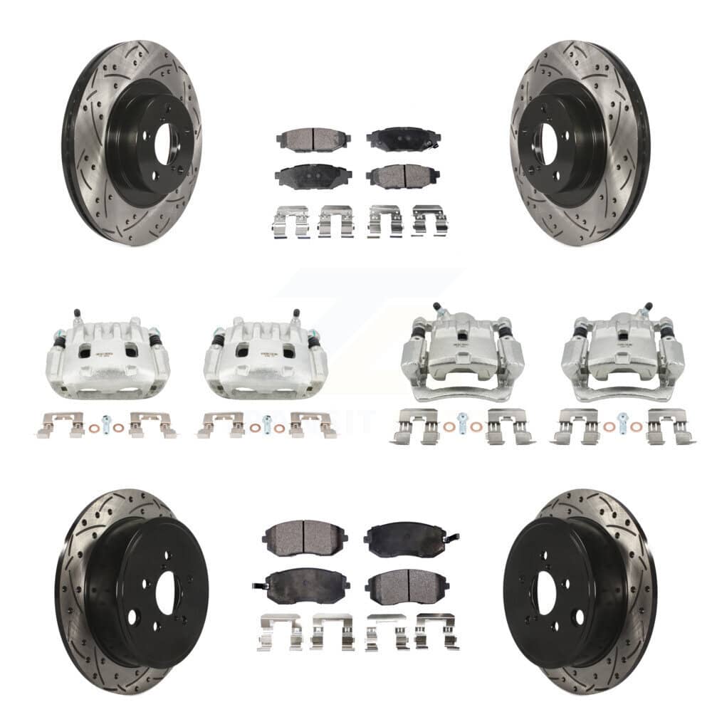 Transit Auto - KCD-100416T - Front and Rear Disc Brake Kits