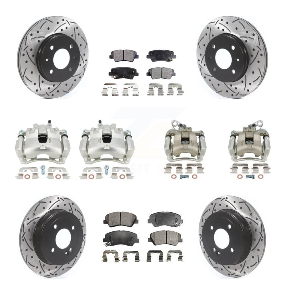 Transit Auto - KCD-100423P - Front and Rear Disc Brake Kits