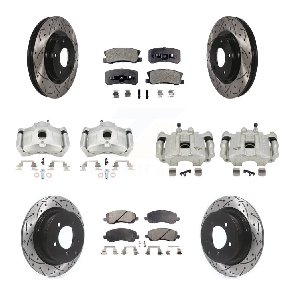 Transit Auto - KCD-100425P - Front and Rear Disc Brake Kits