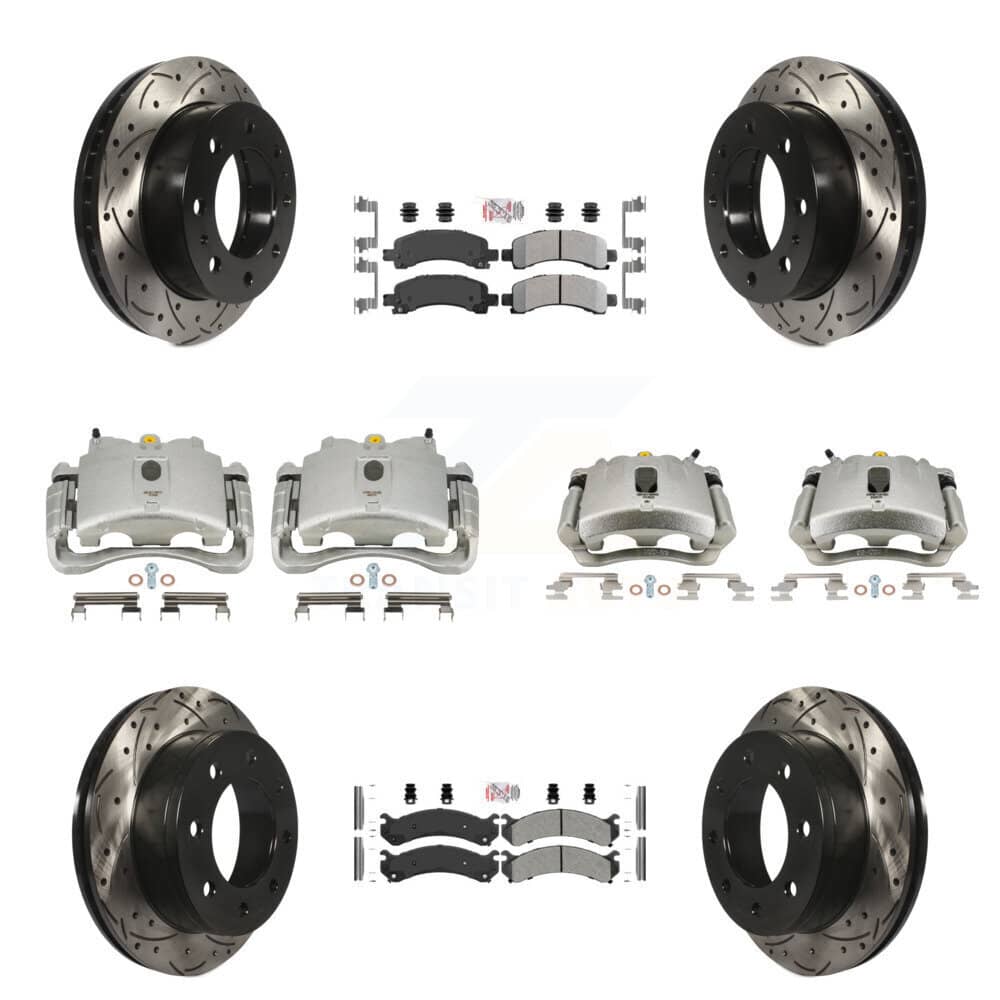 Transit Auto - KCD-100431N - Front and Rear Disc Brake Kits