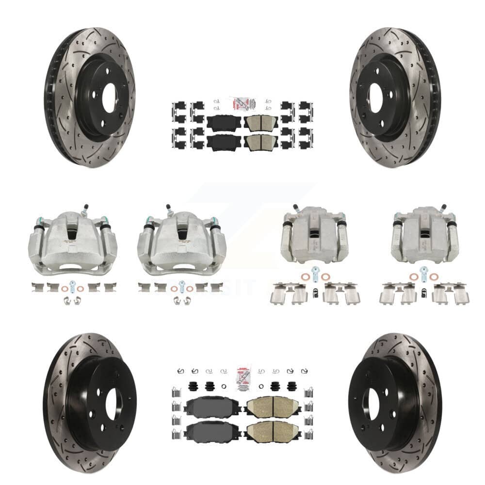 Transit Auto - KCD-100437N - Front and Rear Disc Brake Kits