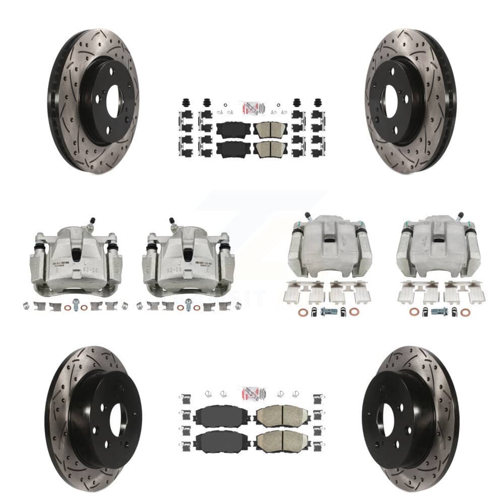 Transit Auto - KCD-100450N - Front and Rear Disc Brake Kits
