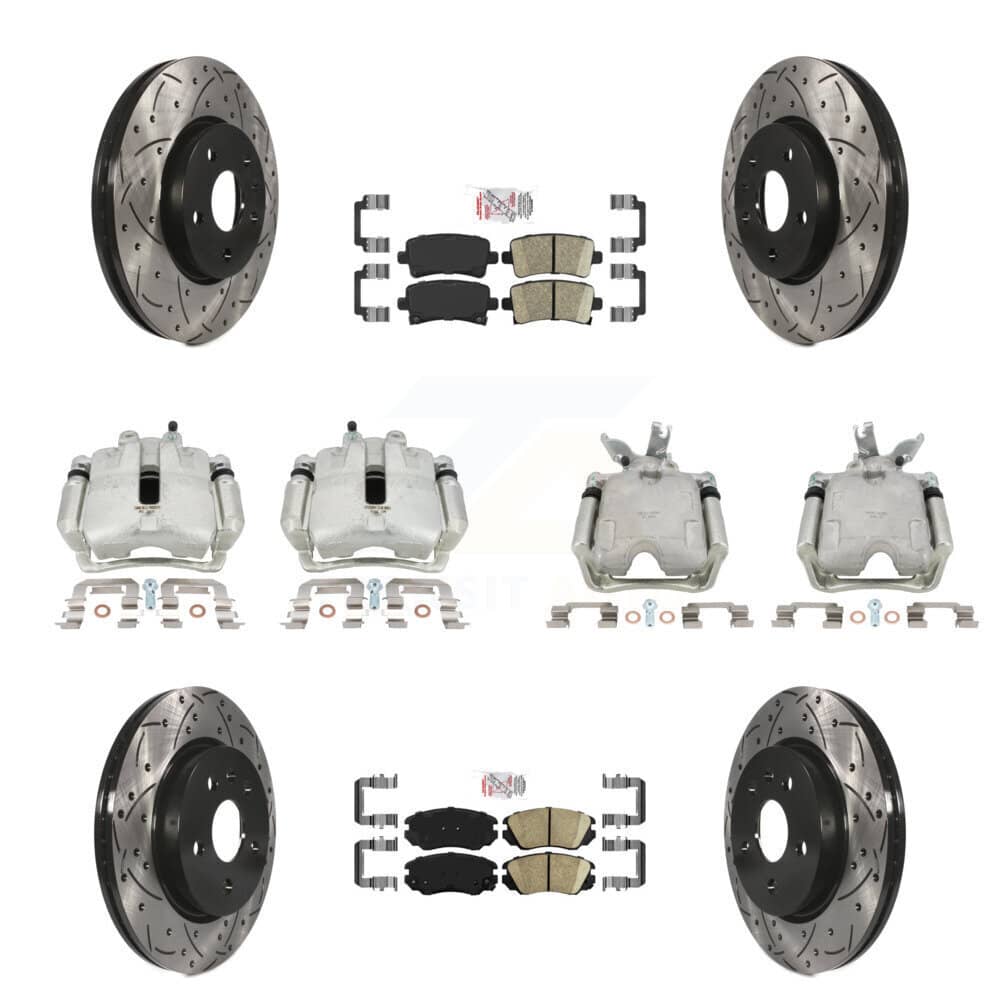 Transit Auto - KCD-100452N - Front and Rear Disc Brake Kits