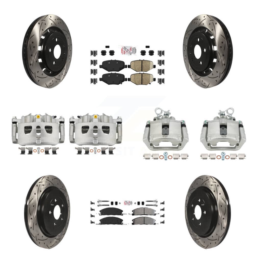 Transit Auto - KCD-100474N - Front and Rear Disc Brake Kits