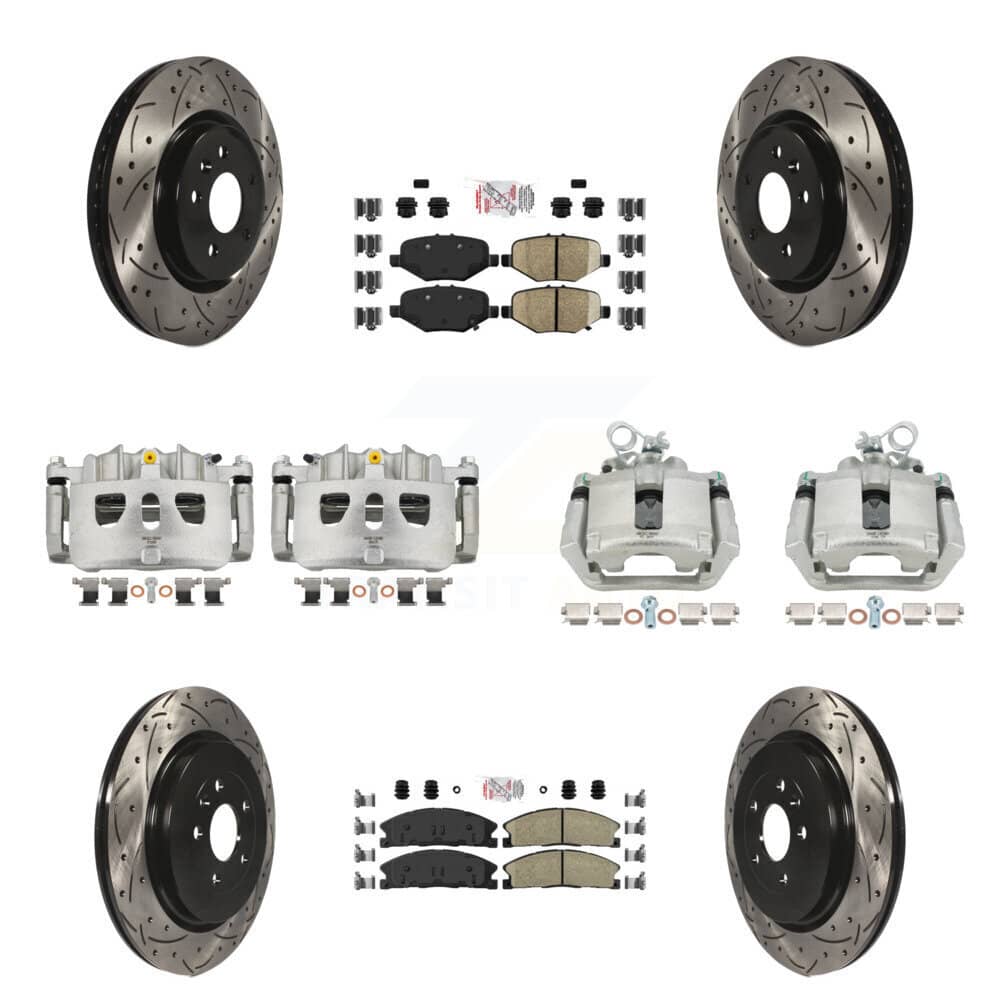 Transit Auto - KCD-100478N - Front and Rear Disc Brake Kits
