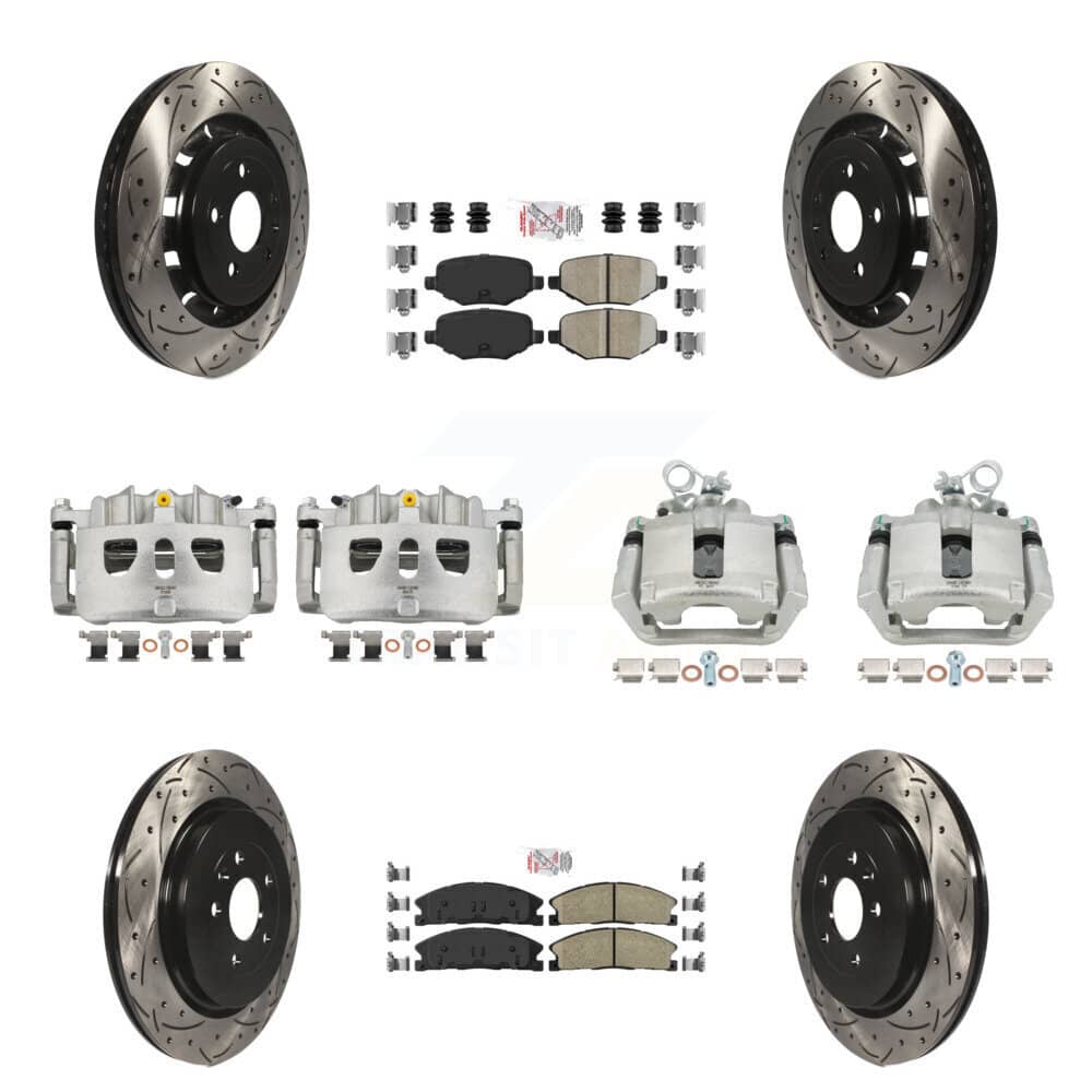 Transit Auto - KCD-100496N - Front and Rear Disc Brake Kits