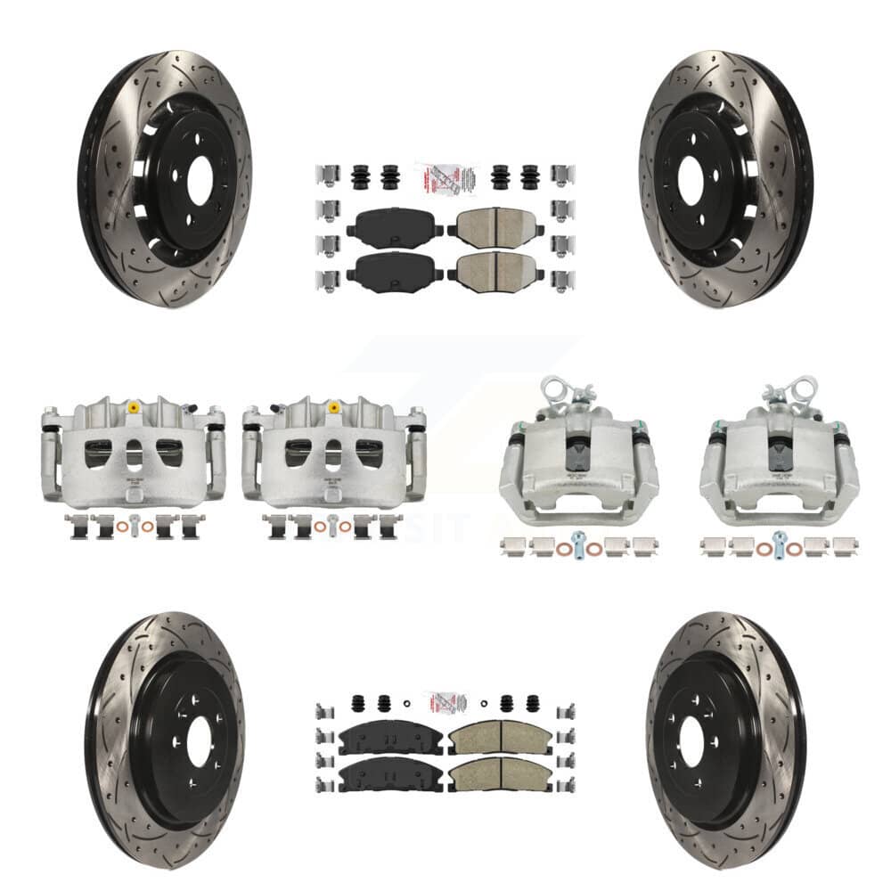 Transit Auto - KCD-100498N - Front and Rear Disc Brake Kits