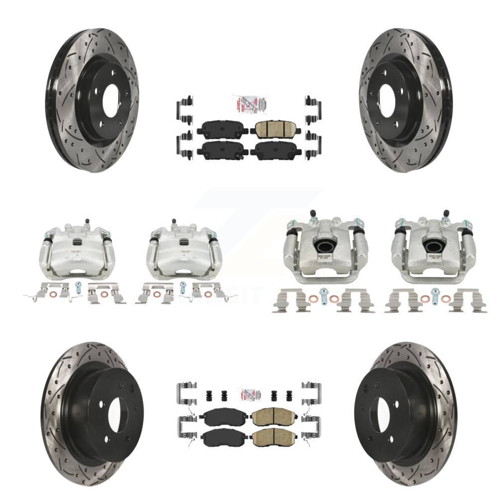 Transit Auto - KCD-100507N - Front and Rear Disc Brake Kits