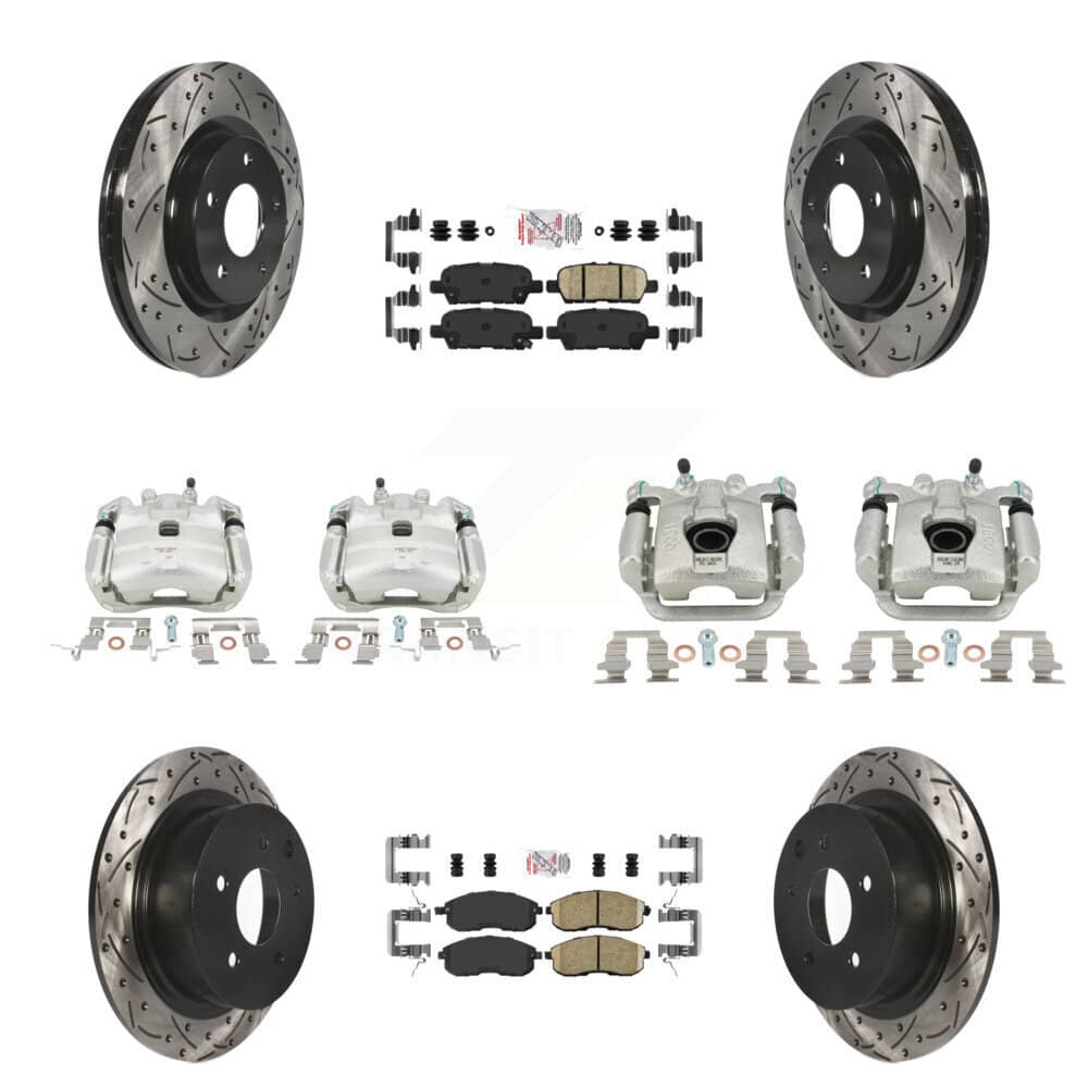 Transit Auto - KCD-100508N - Front and Rear Disc Brake Kits