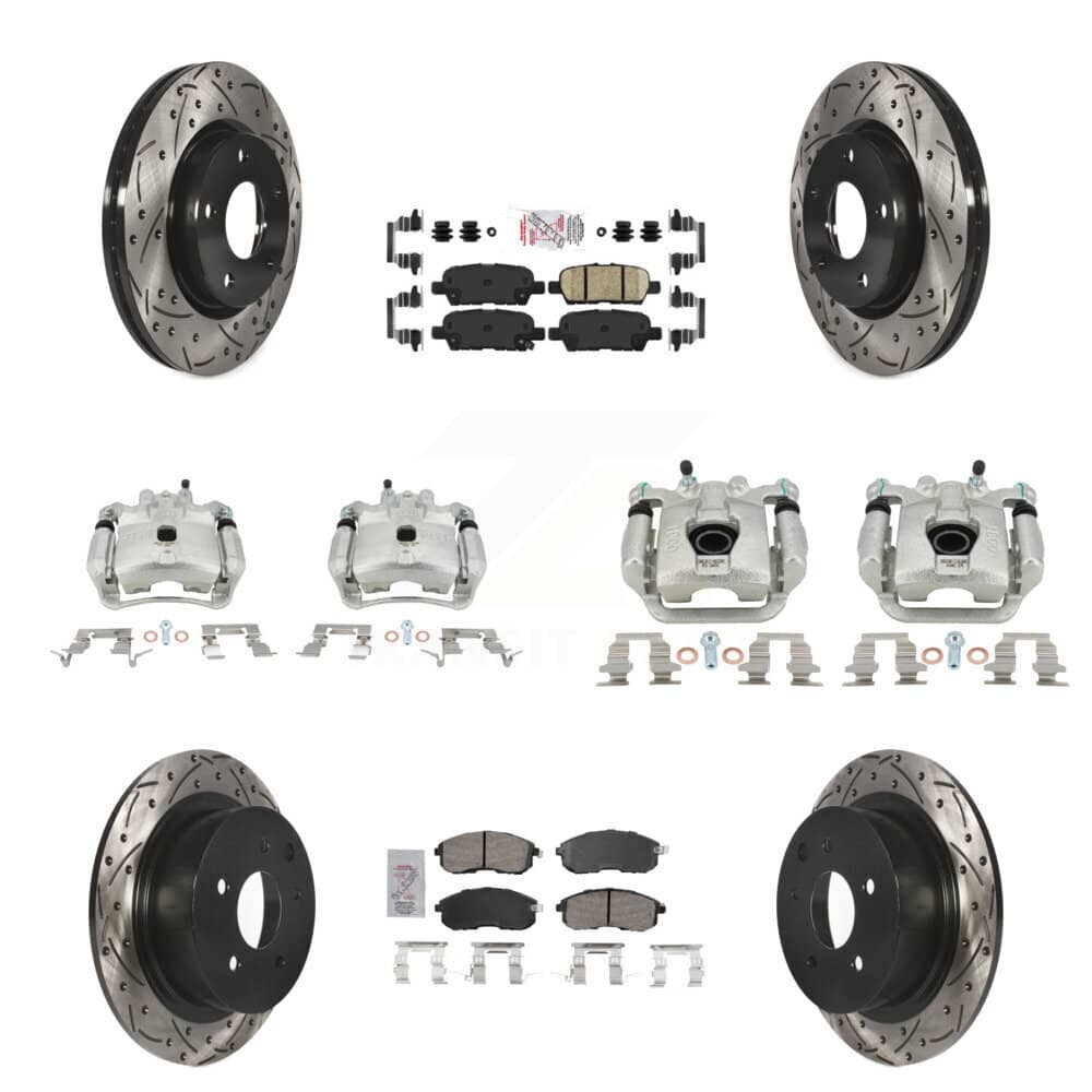 Transit Auto - KCD-100512N - Front and Rear Disc Brake Kits