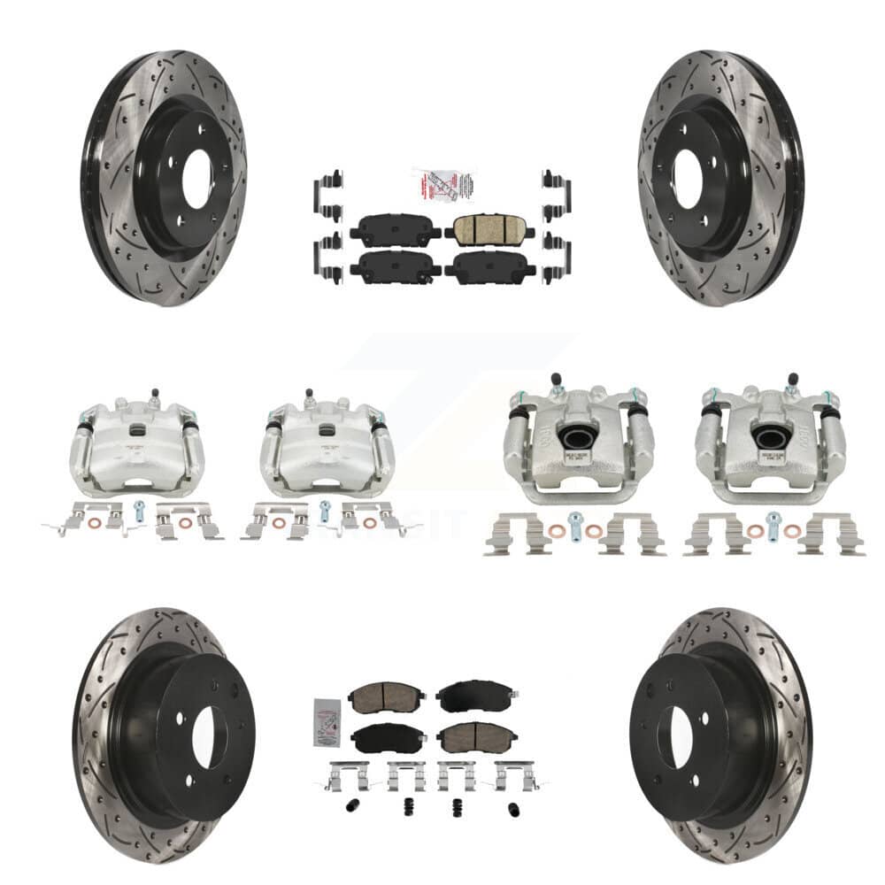 Transit Auto - KCD-100513N - Front and Rear Disc Brake Kits