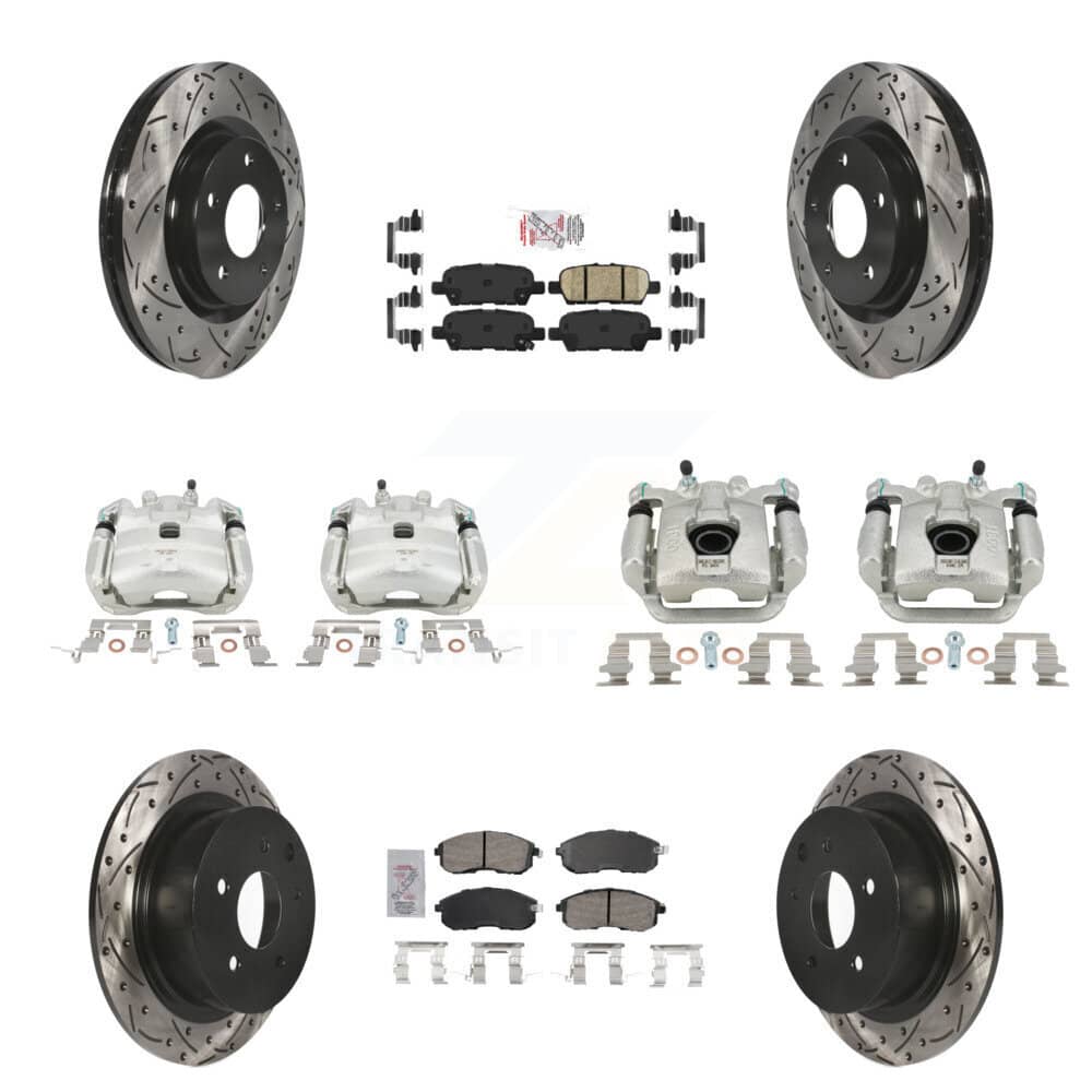 Transit Auto - KCD-100515N - Front and Rear Disc Brake Kits