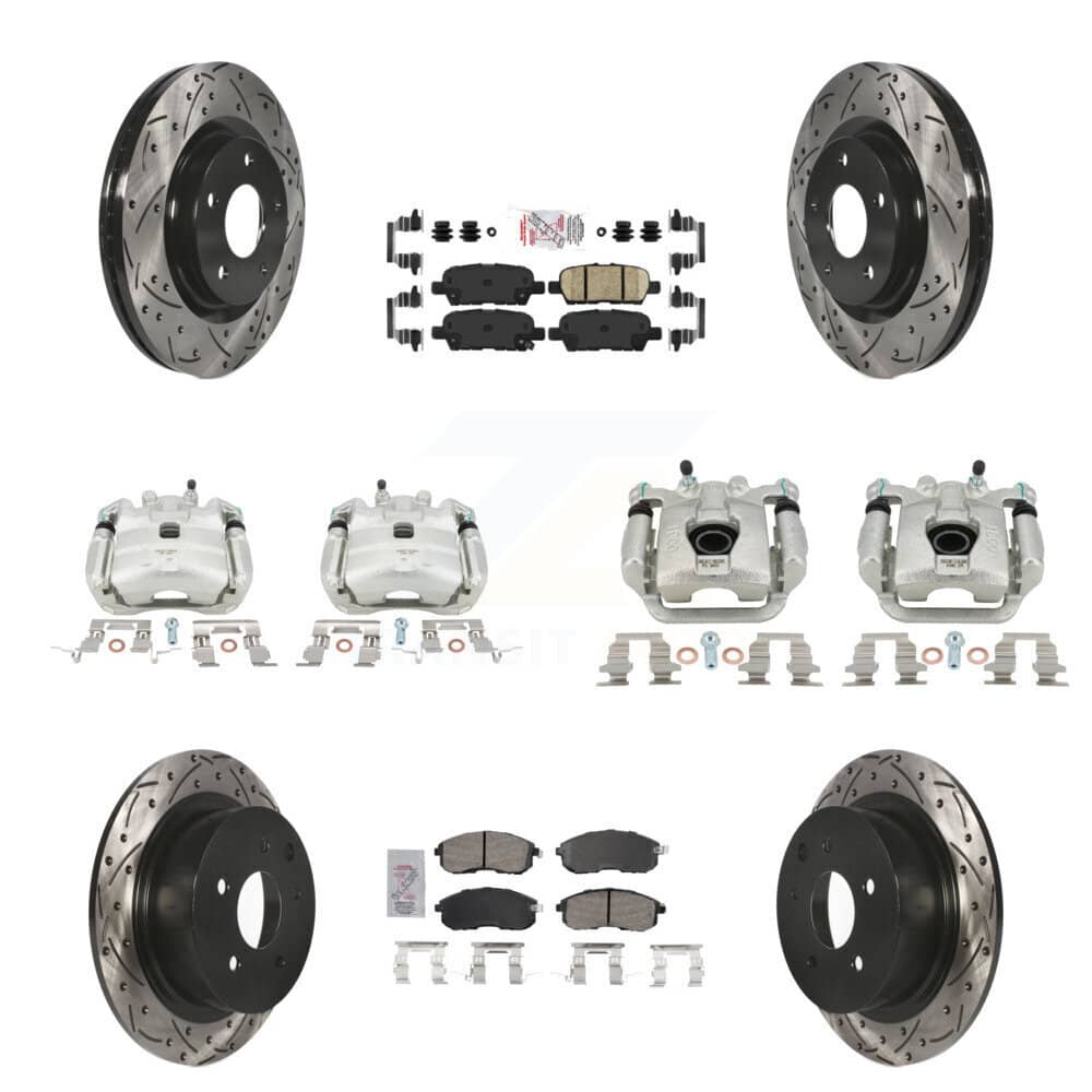 Transit Auto - KCD-100516N - Front and Rear Disc Brake Kits
