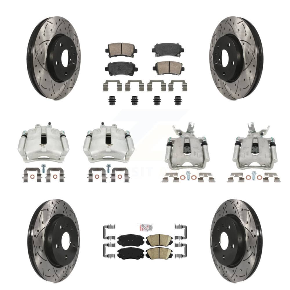 Transit Auto - KCD-100534N - Front and Rear Disc Brake Kits
