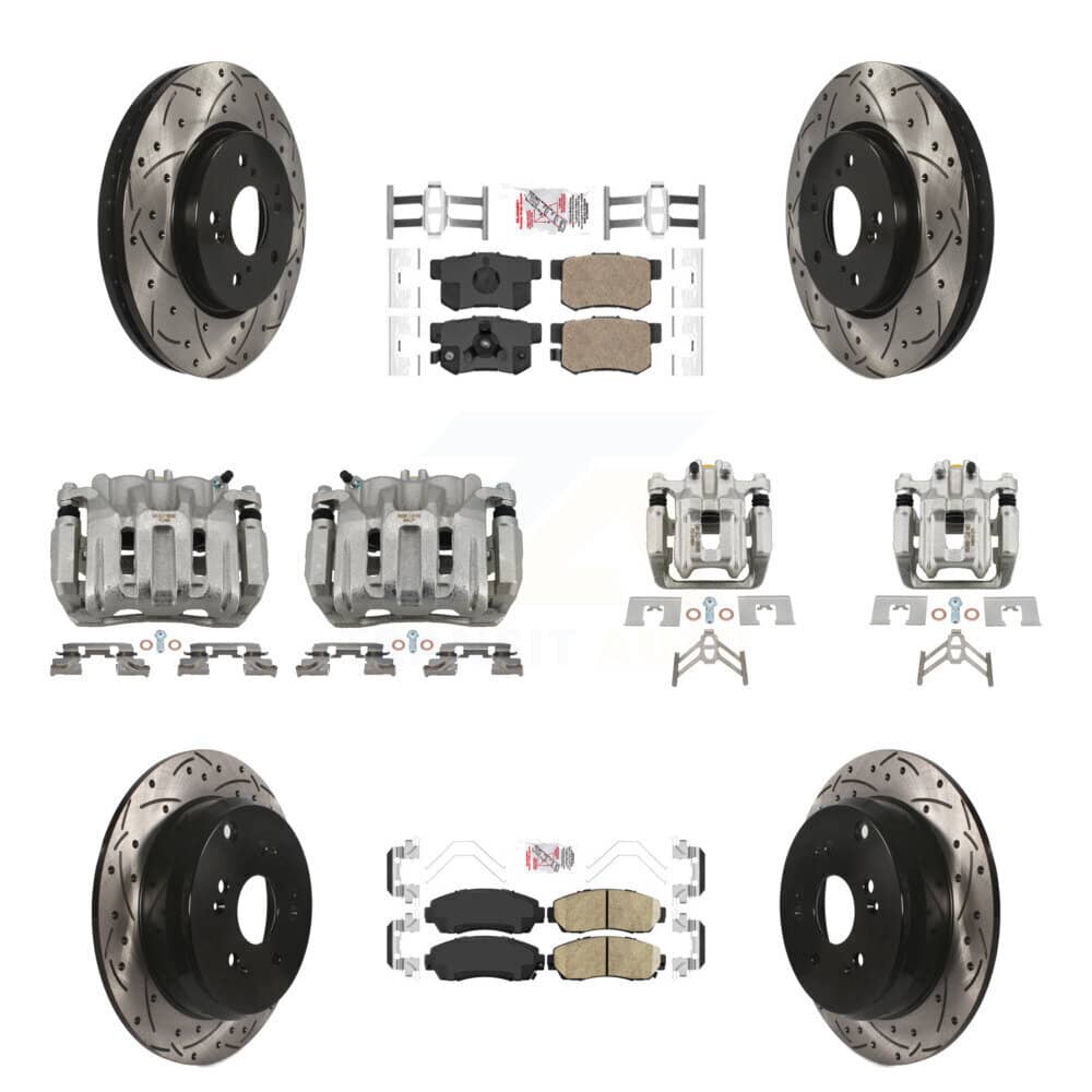 Transit Auto - KCD-100543N - Front and Rear Disc Brake Kits